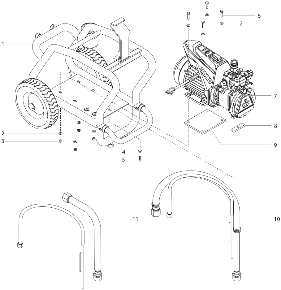 Elite 3000 Main Assembly Parts